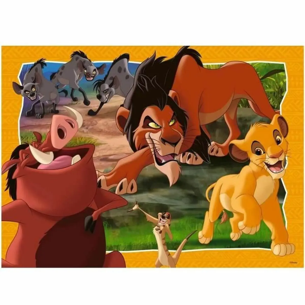 Puzzle Ravensburger lion king 200 Pezzi (1 Unità)