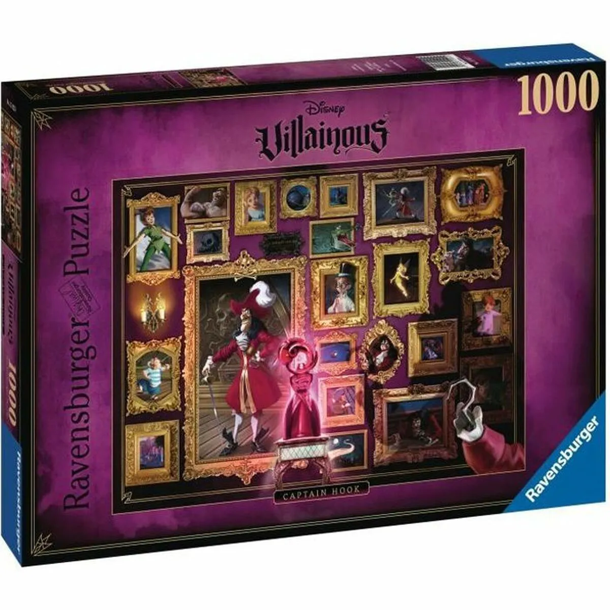 Puzzle Disney Ravensburger 15022 Villainous: Captain Hook 1000 Pezzi