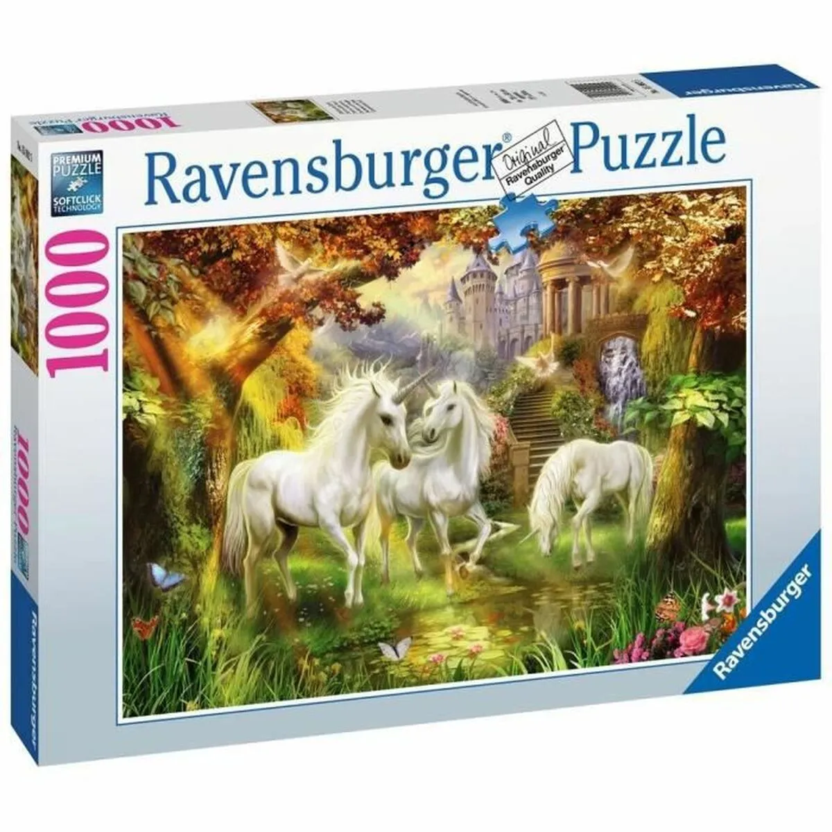 Puzzle Ravensburger 15992 Unicorns in the Forest 1000 Pezzi