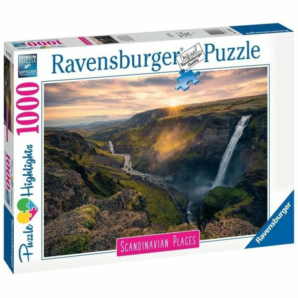 Puzzle Ravensburger Iceland: Kirkjuffellsfoss  (1000 Pezzi)