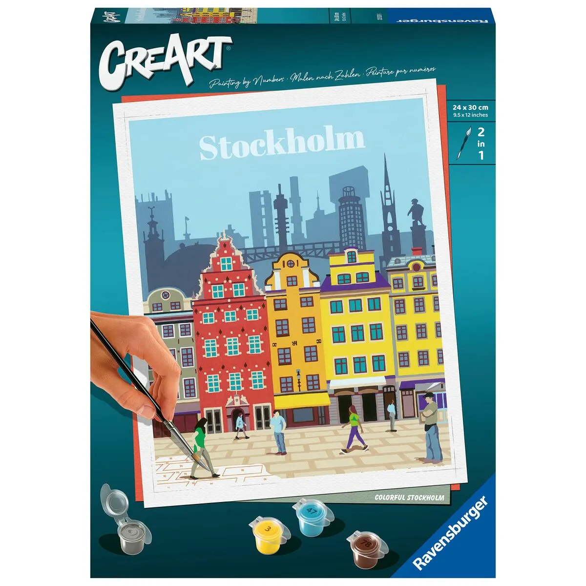 Set Pittura per Numeri Ravensburger Stockholm