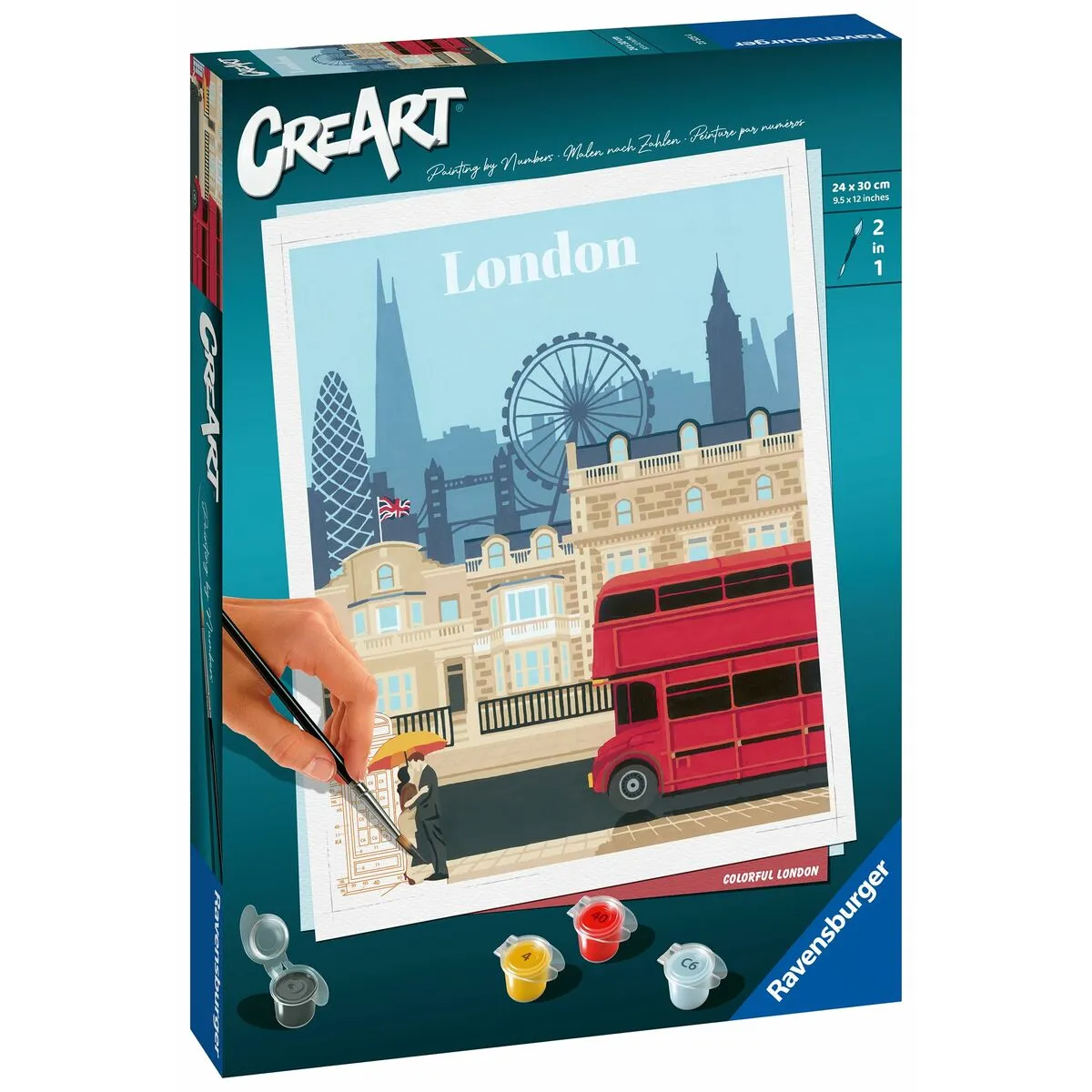 Set Pittura per Numeri Ravensburger London