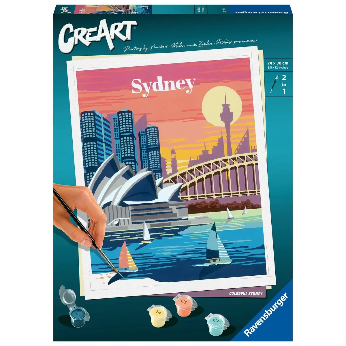 Set Pittura per Numeri Ravensburger Sydney