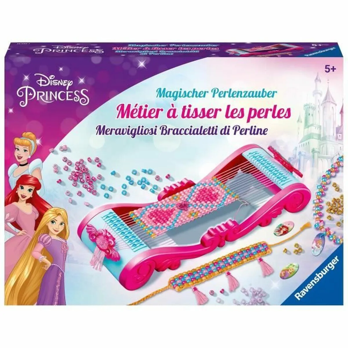 Gioco Fai-da-te Ravensburger Disney Princesses loom Fashion creation