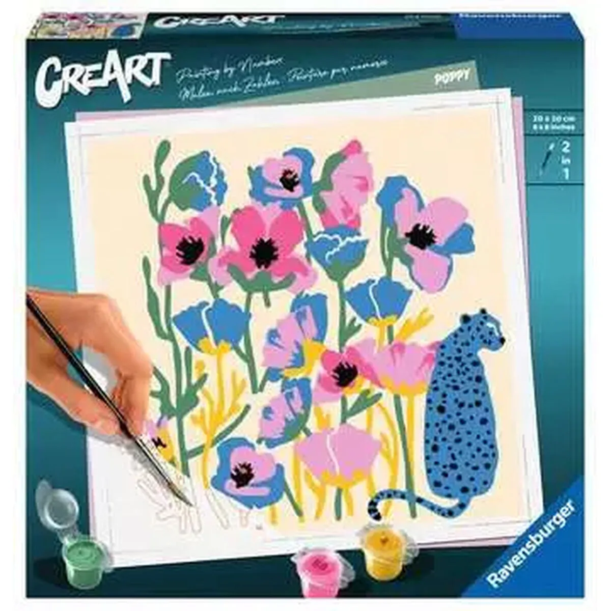 Set Pittura per Numeri Ravensburger Flowers