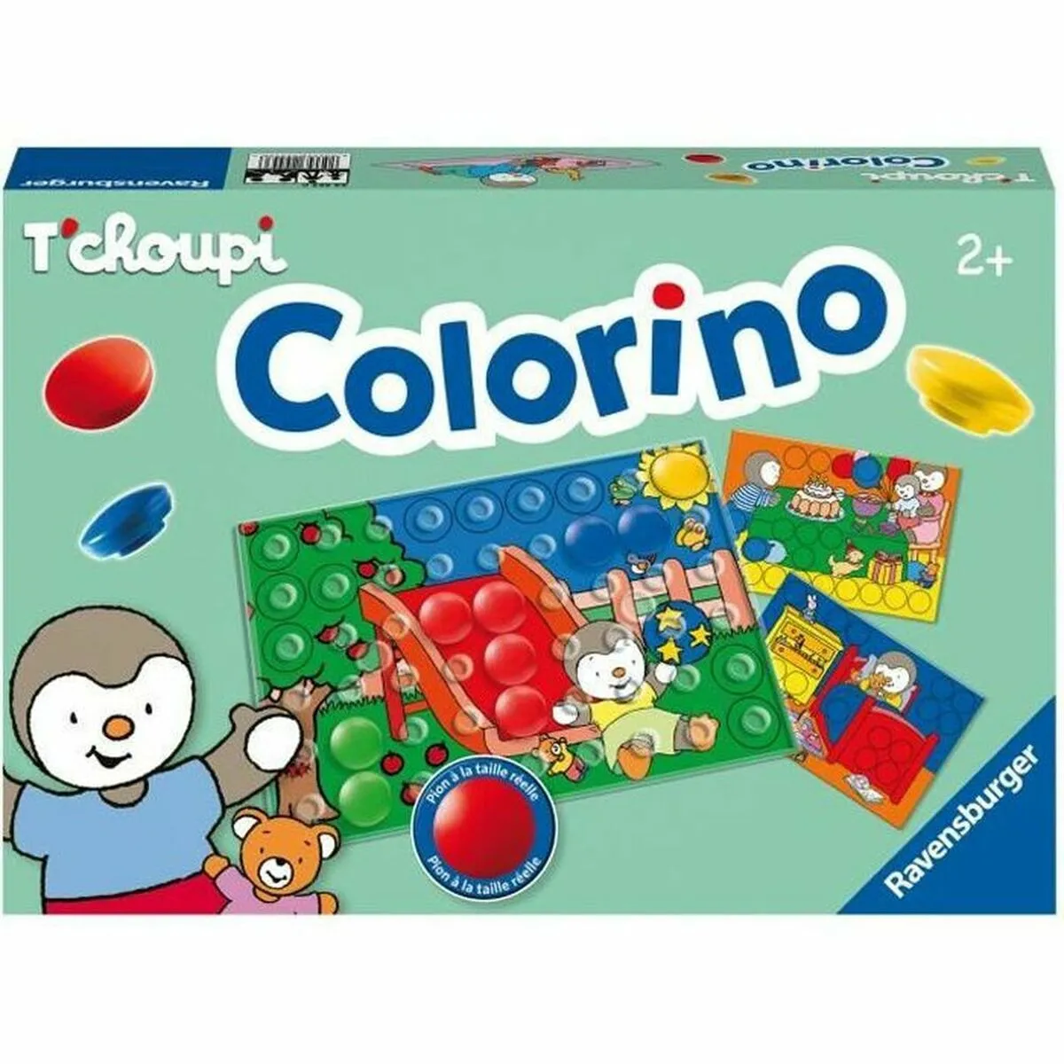 Gioco da Tavolo Ravensburger T'CHOUPI Colorino (FR) (Francese)