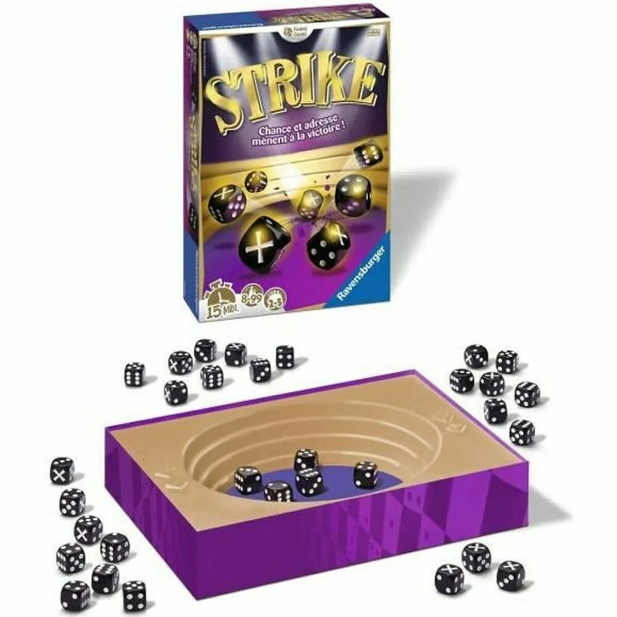 Gioco da Tavolo Ravensburger Strike Board Game (FR) (1 Pezzi)