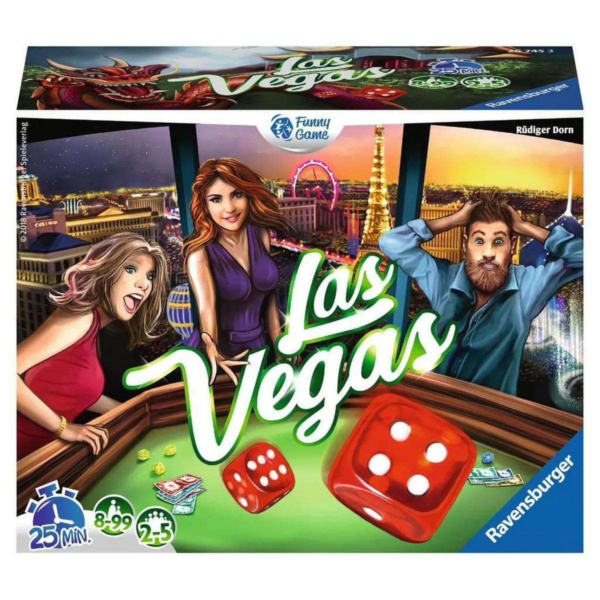 Gioco da Tavolo Ravensburger Las Vegas FR (Francese)