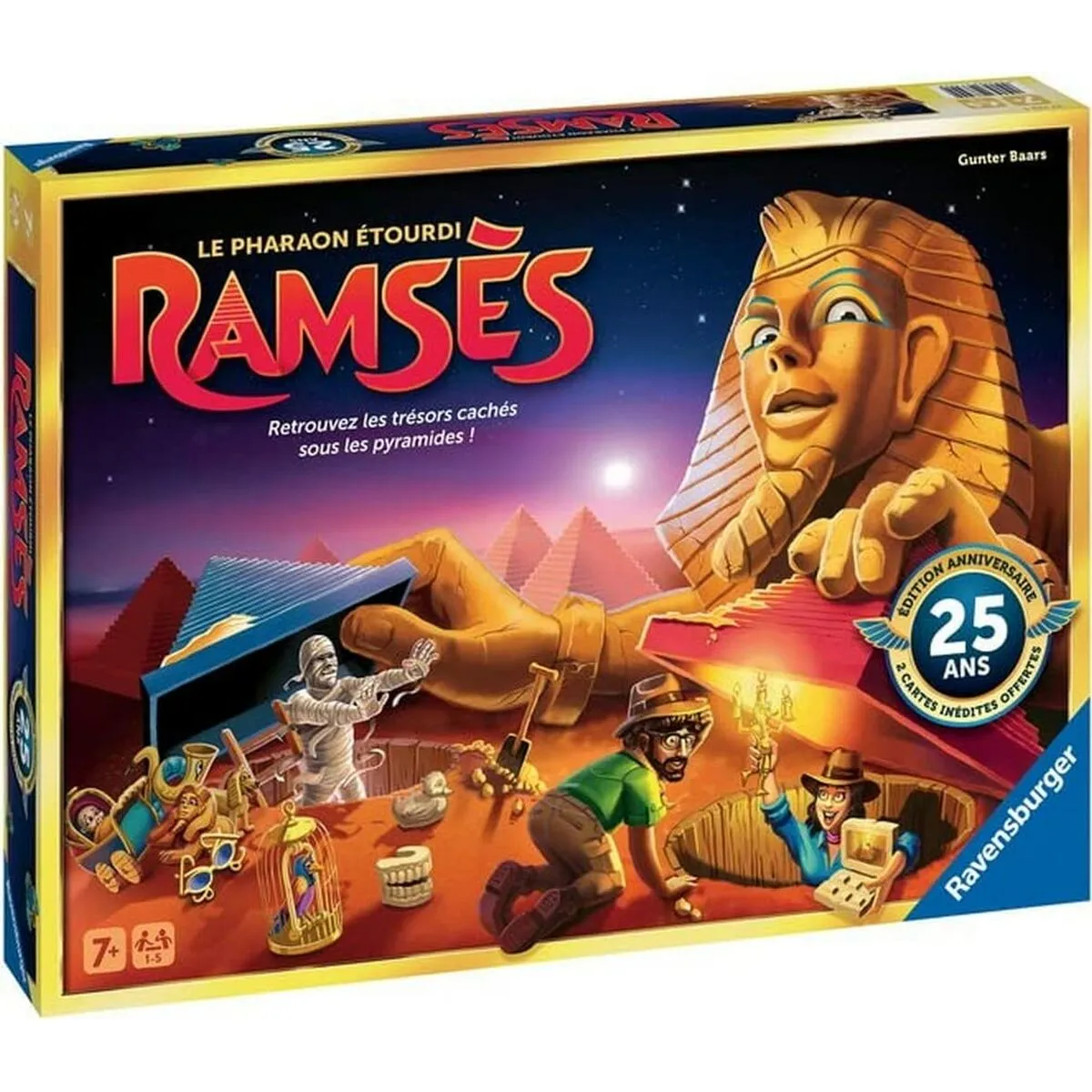 Gioco da Tavolo Ravensburger Ramses 25th anniversary (FR) Multicolore (Francese)