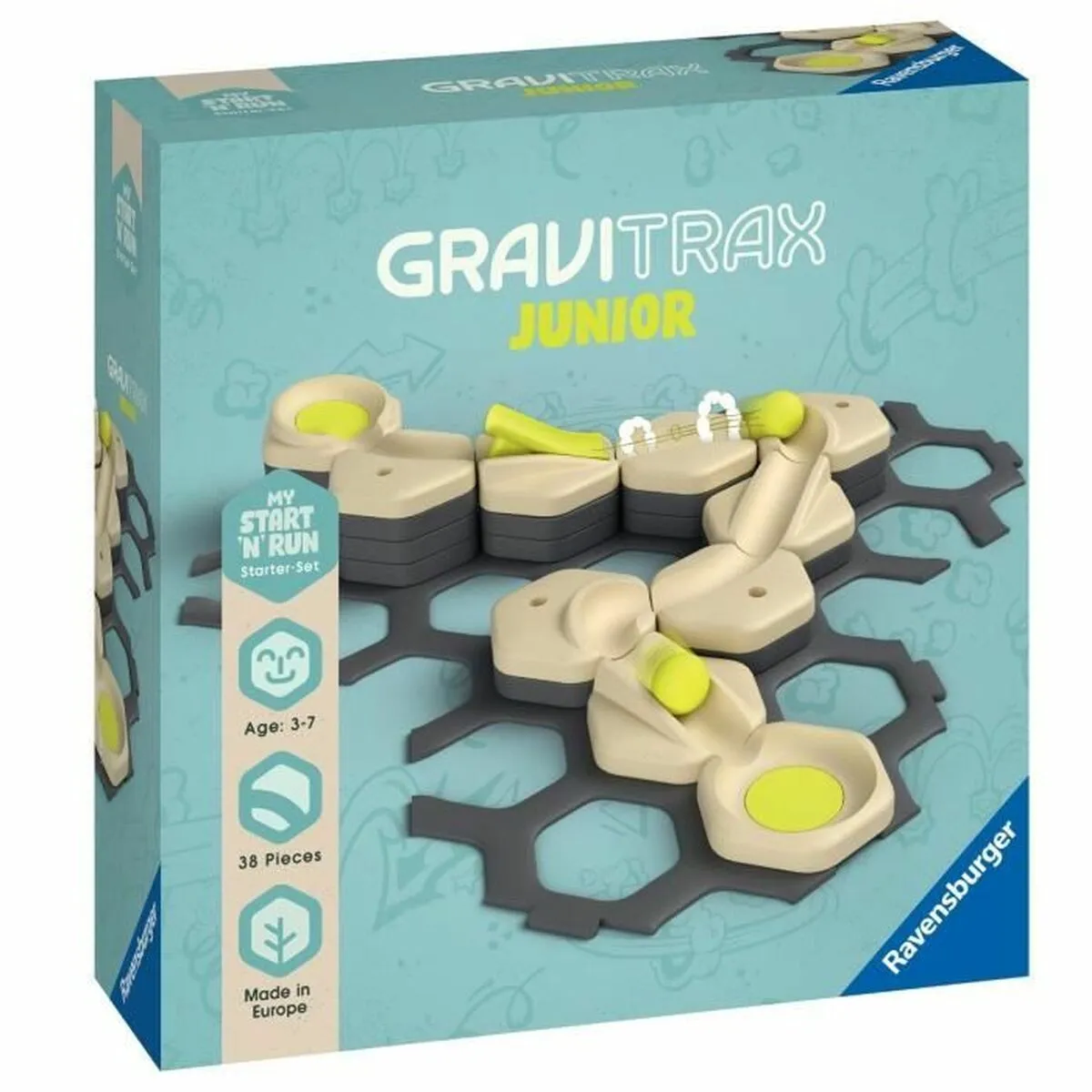 Set di Costruzioni Ravensburger Gravitax Junior Start and Run 38 Pezzi Espansione