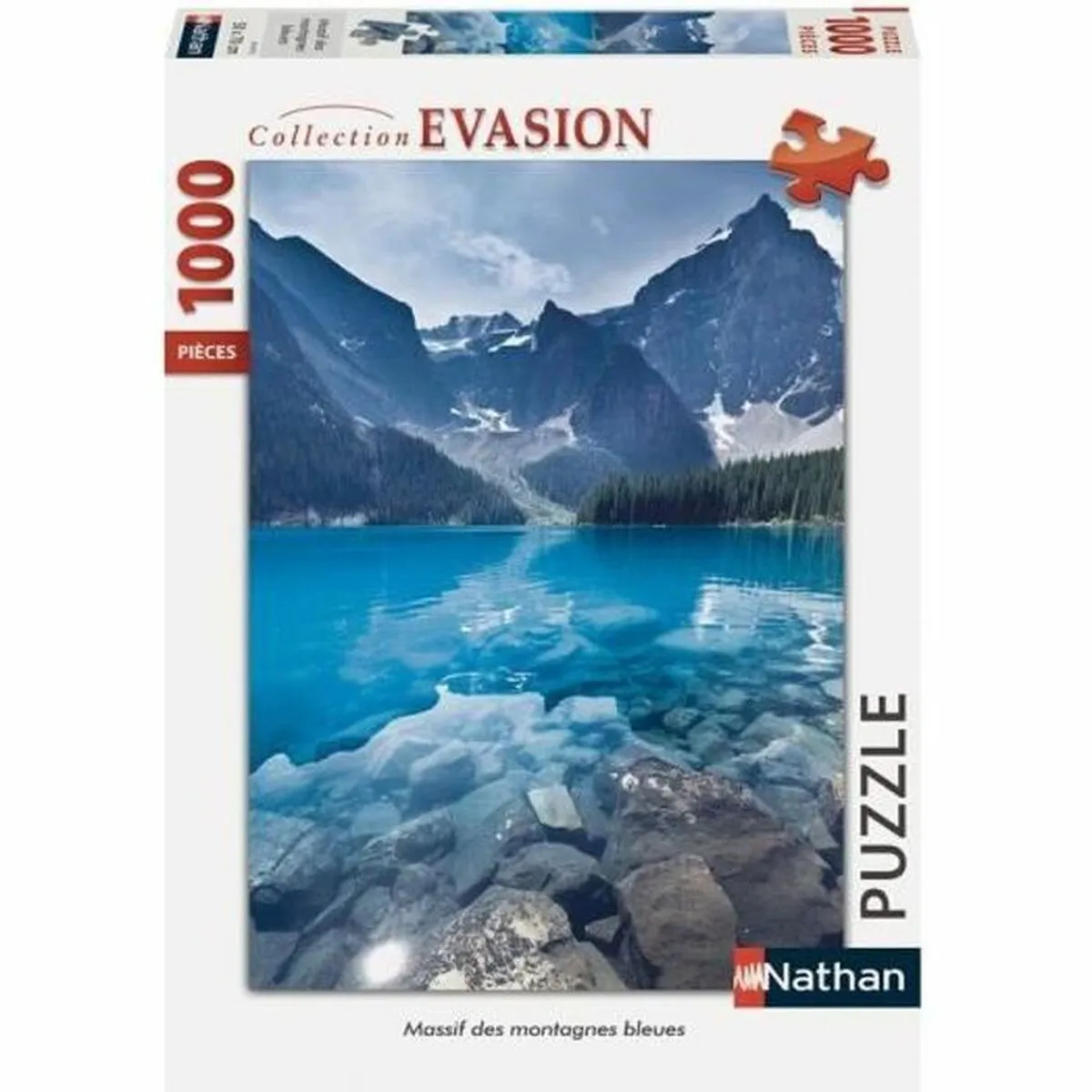 Puzzle Nathan 4005556874576 Massif of the Blue Mountains 1000 Pezzi