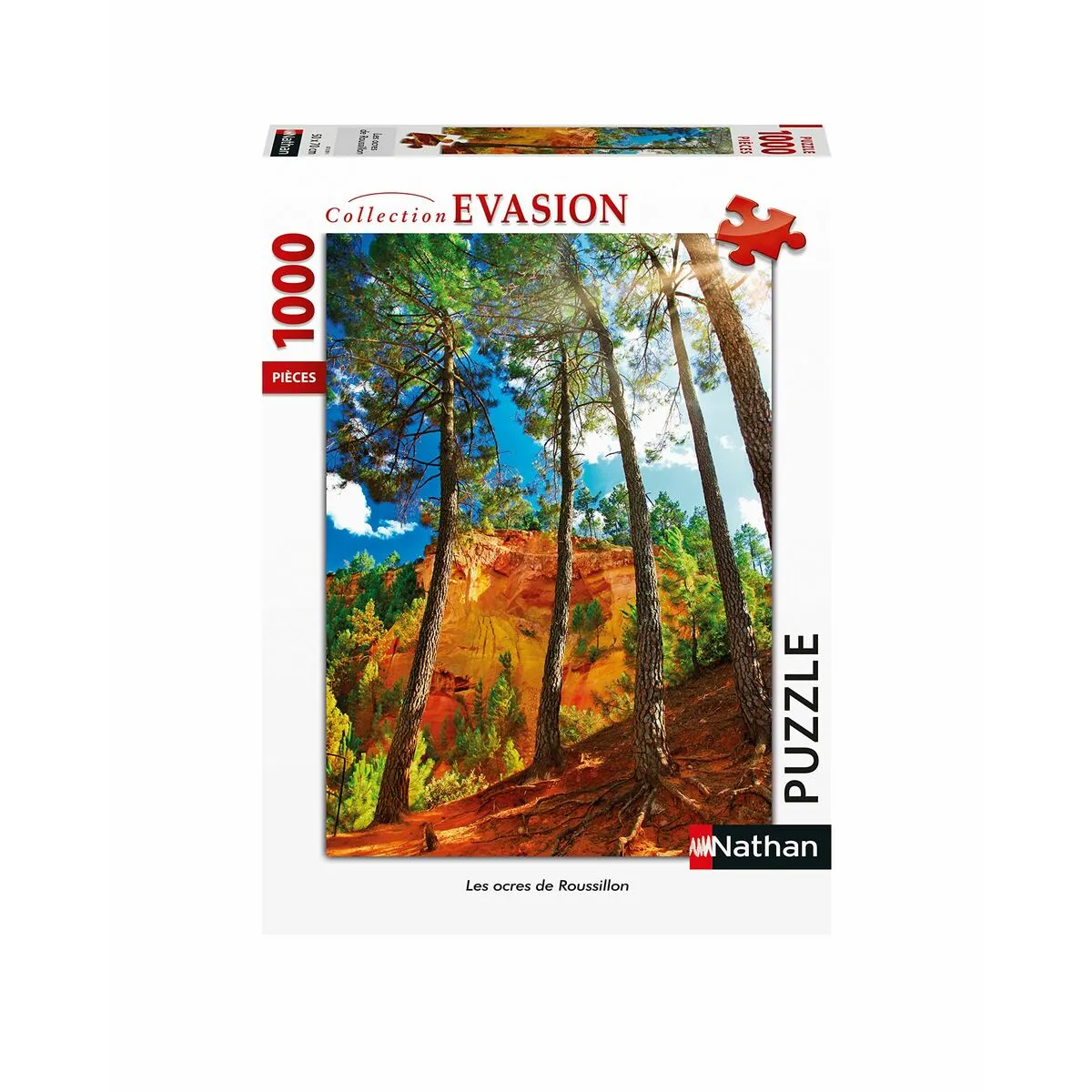 Puzzle Nathan 4005556876396 Les Ocres de Roussillon 1000 Pezzi