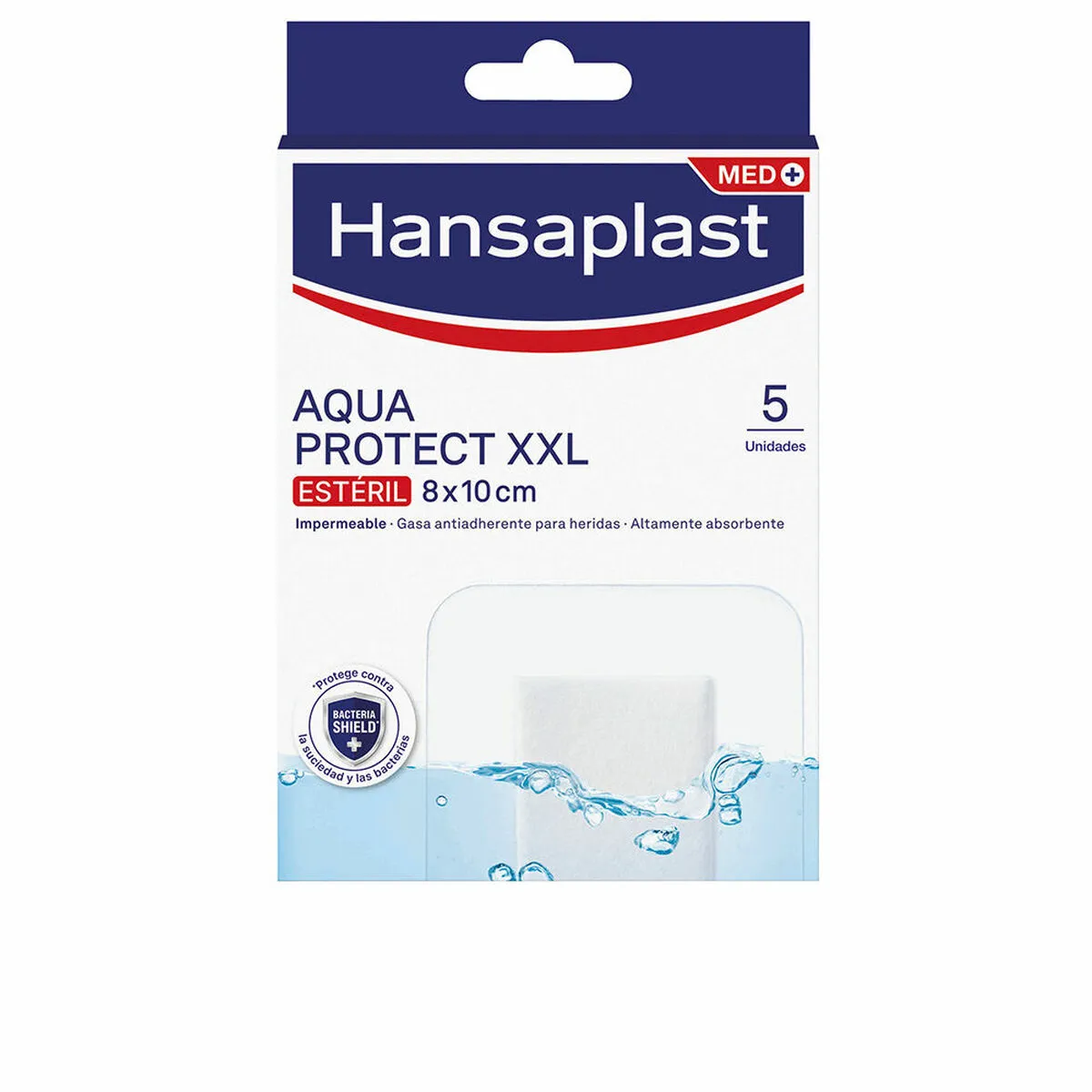 Bende Impermeabili Hansaplast Hp Aqua Protect XXL 5 Unità 8 x 10 cm