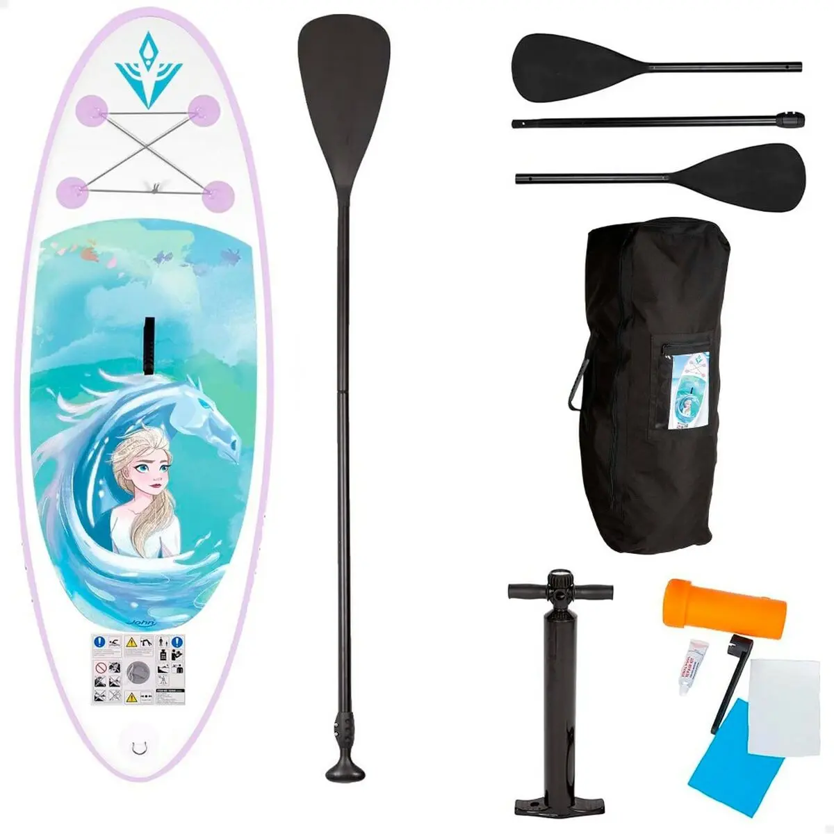 Tavola da Paddle Surf Gonfiabile con Accessori Frozen