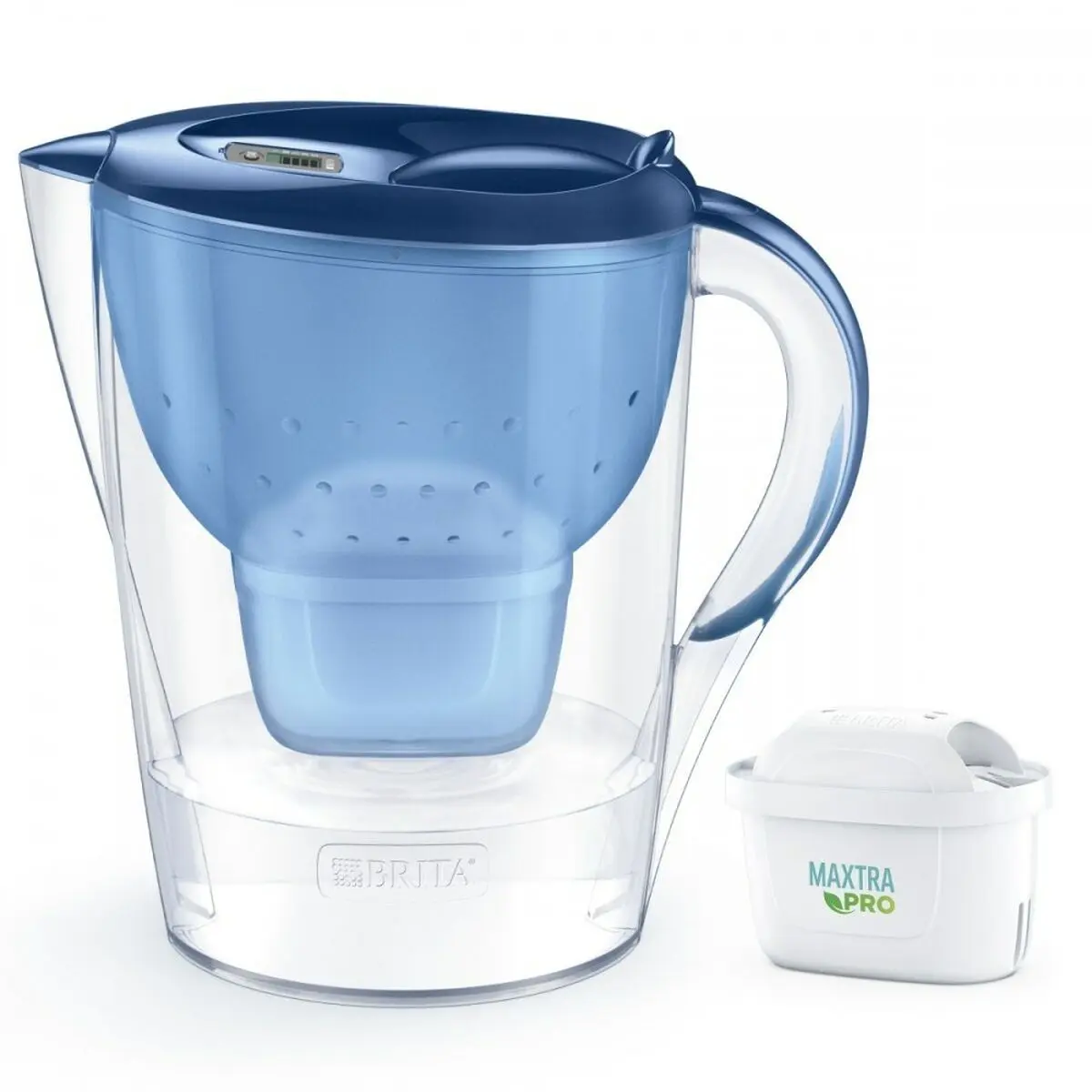 Brocca filtrante Brita Marella XL+1 Maxtra Pro PP Azzurro polipropilene 3,5 L 150 l