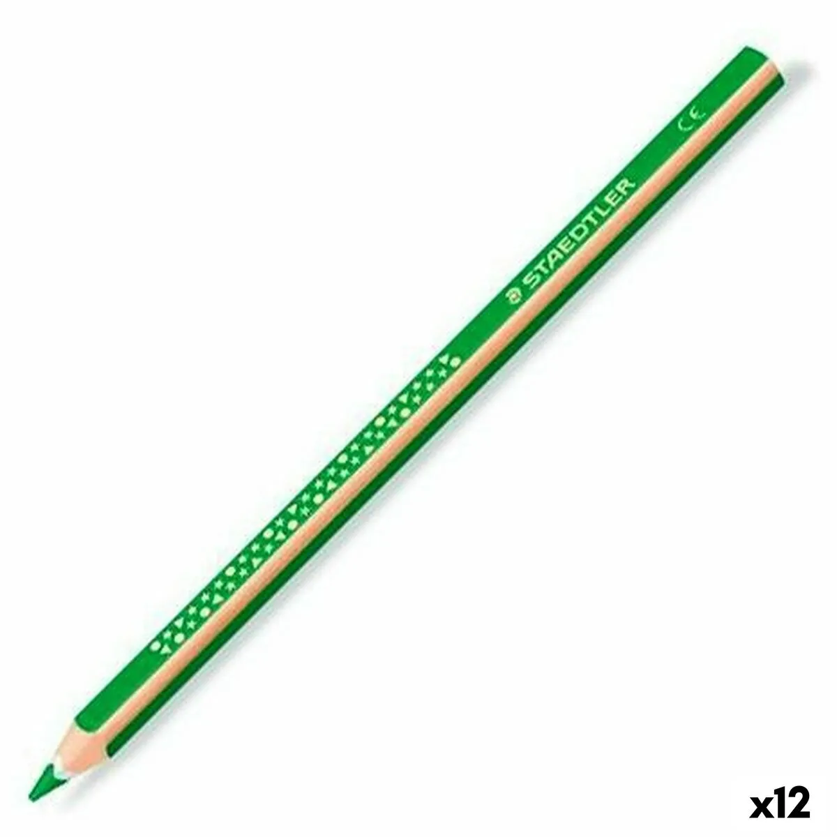 Matite colorate Staedtler Jumbo Noris Verde (12 Unità)