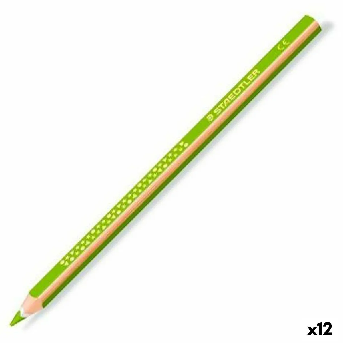 Matite colorate Staedtler Jumbo Noris Verde Chiaro (12 Unità)