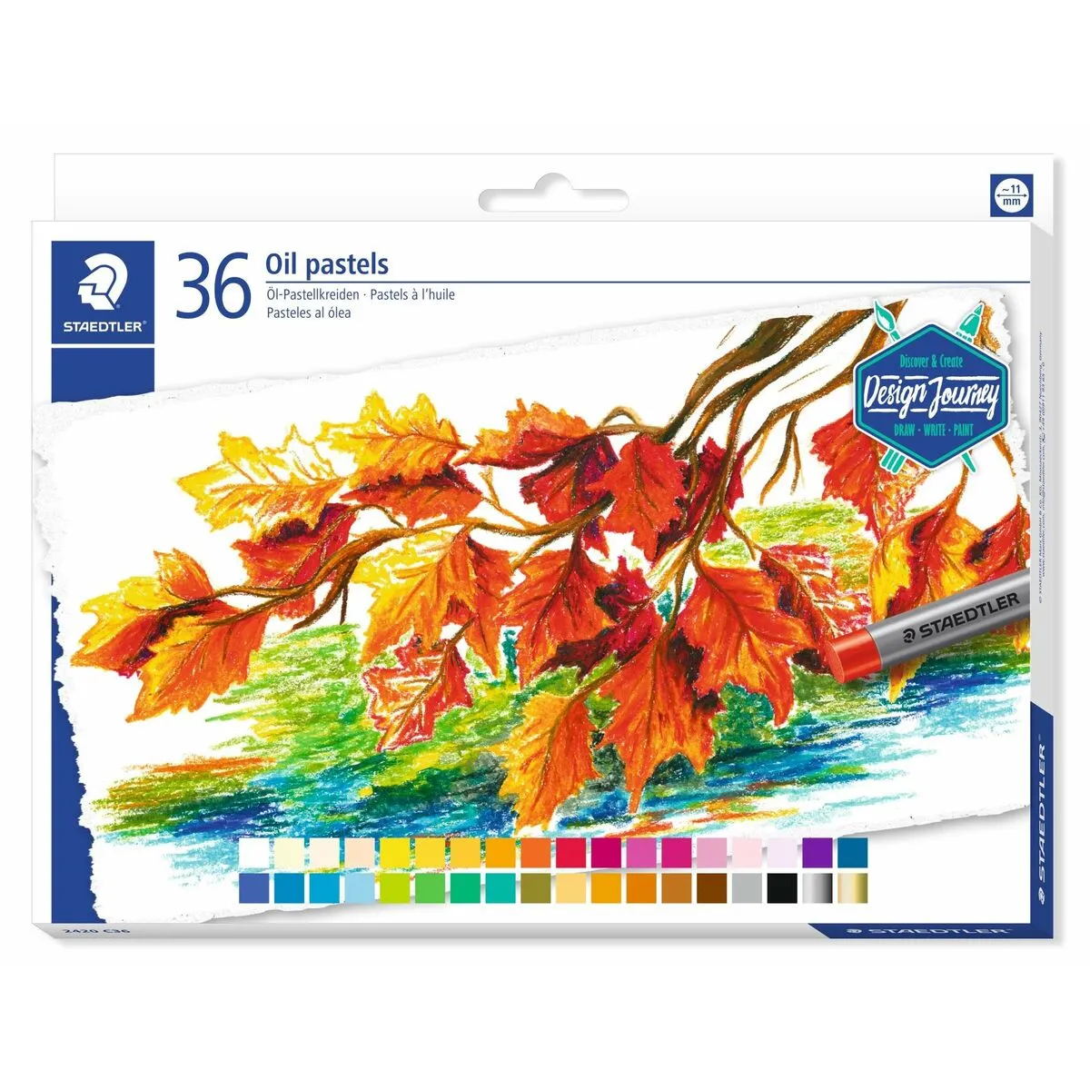 Colori a Cera Staedtler Design Journey 36 Pezzi Multicolore