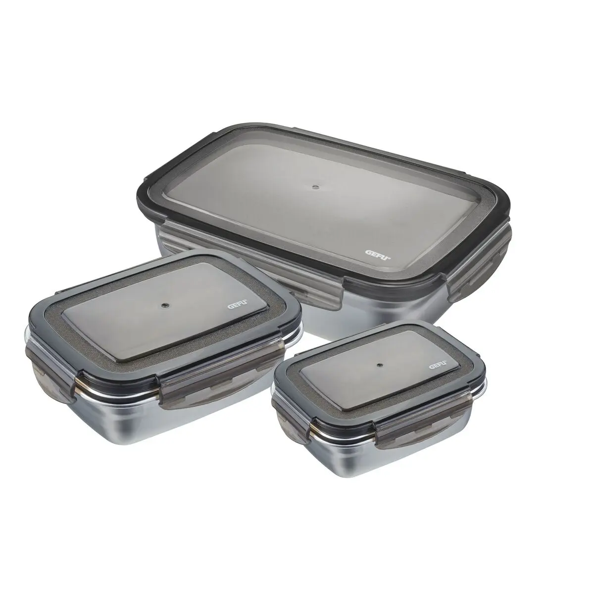 Set di scatole porta pranzo Gefu G-89522 Acciaio inossidabile (3 Unità)