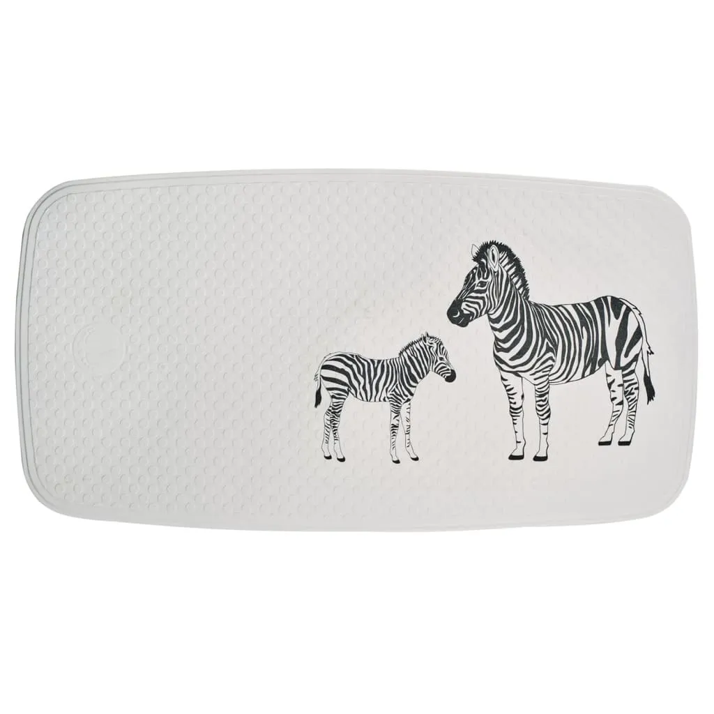 RIDDER Tappeto per Bagno Zebra 38x72 cm Bianco e Nero