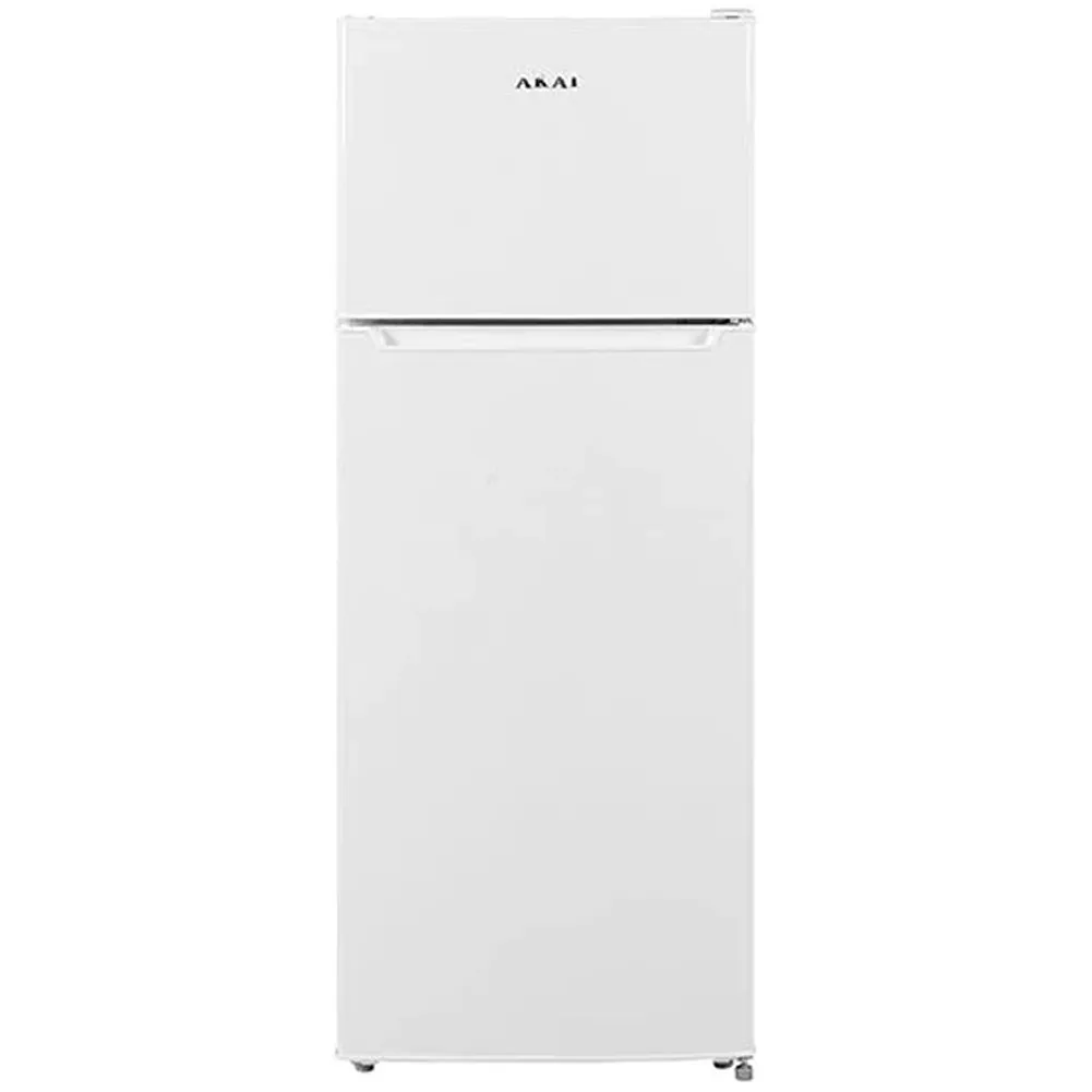 AKAI Frigorifero Freezer Frigo Congelatore 208 Litri Doppia Porta Colore Bianco