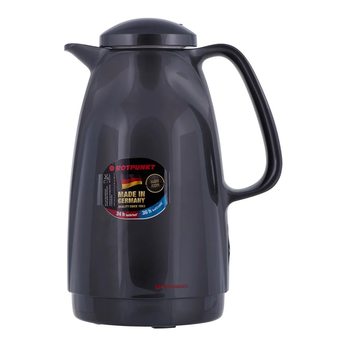 Thermos Rotpunkt 227-43-03-0 Nero Grigio Titanio Plastica 1,5 L