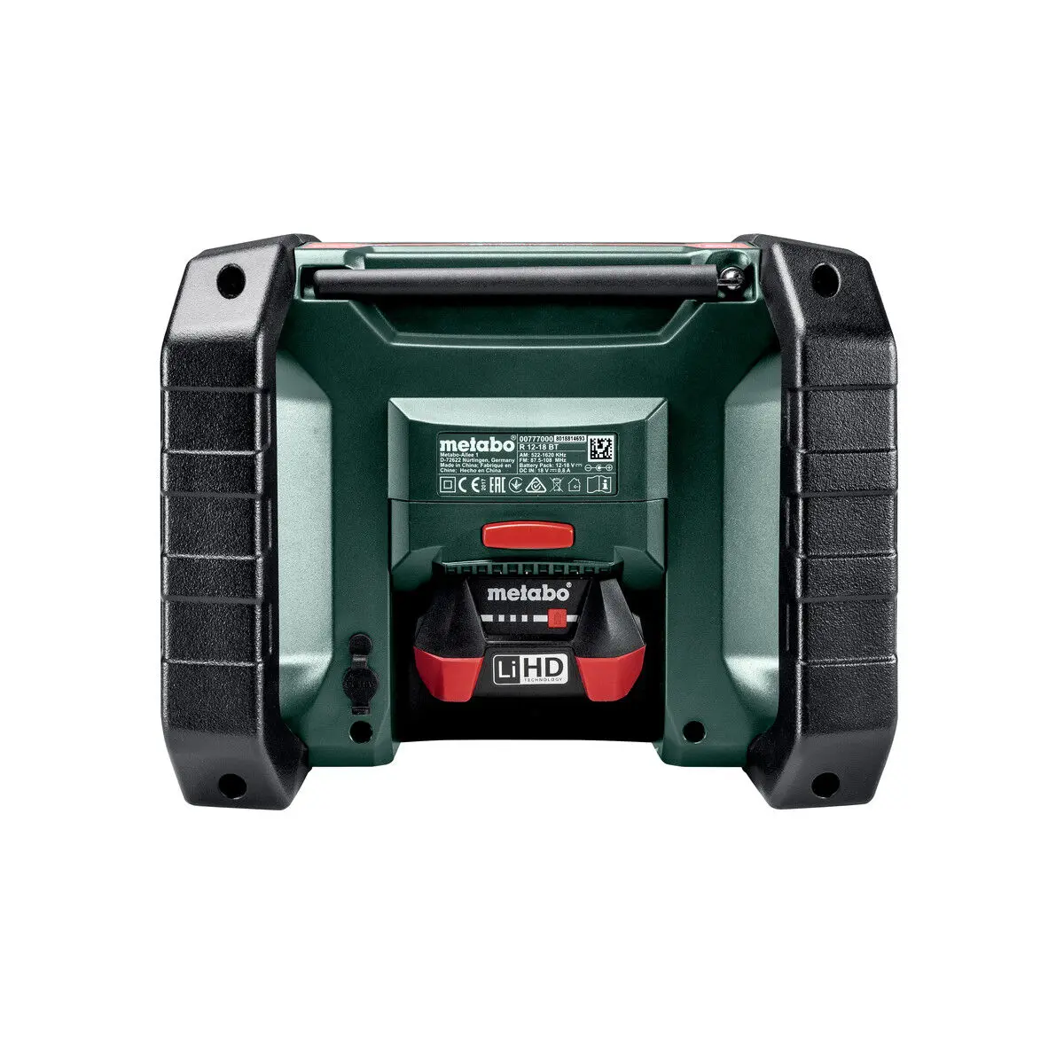 Radio Metabo R 12-18 Nero Nero/Verde