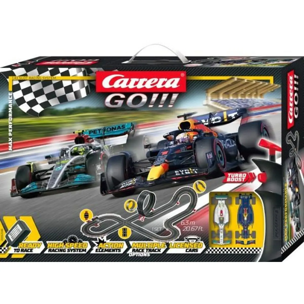 Pista da Corsa Carrera-Toys GO!!! Max Performance