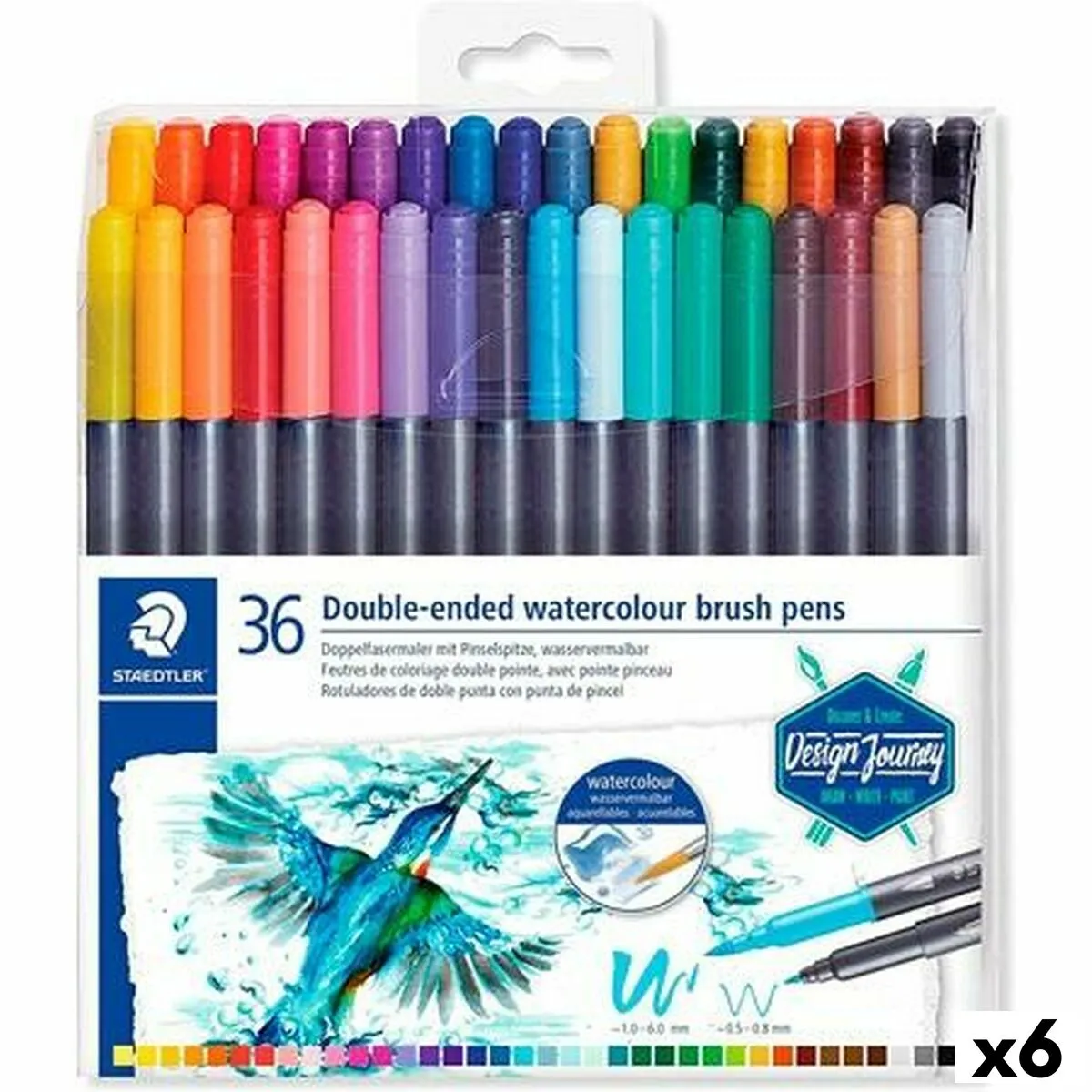 Set di Pennarelli Staedtler Design Journey (6 Pezzi) (6 Unità)