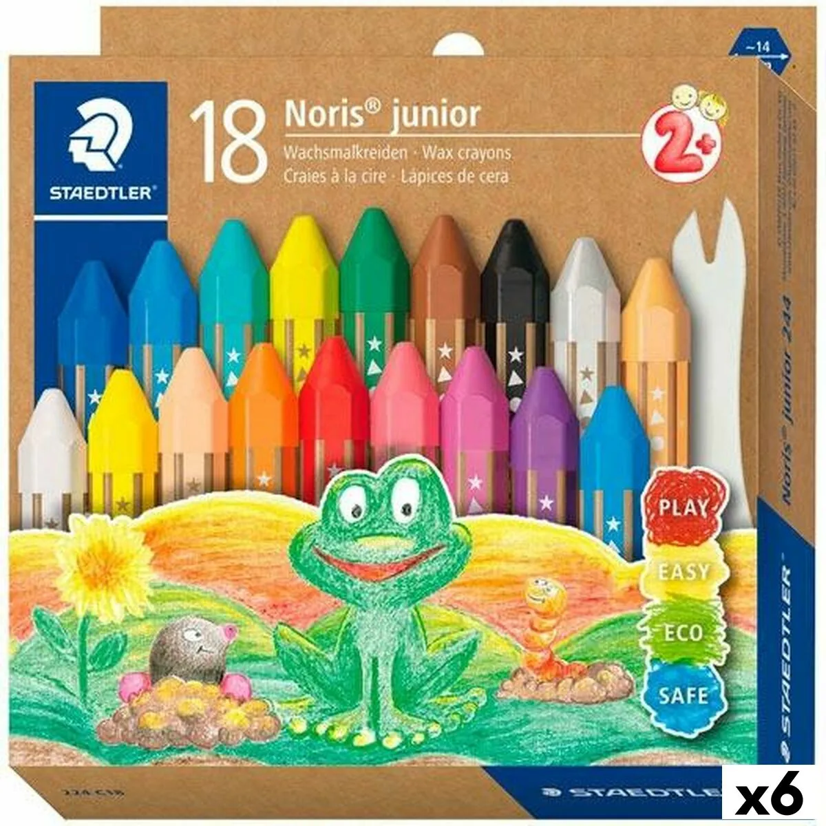 Colori a Cera Staedtler Noris Multicolore 6 Pezzi