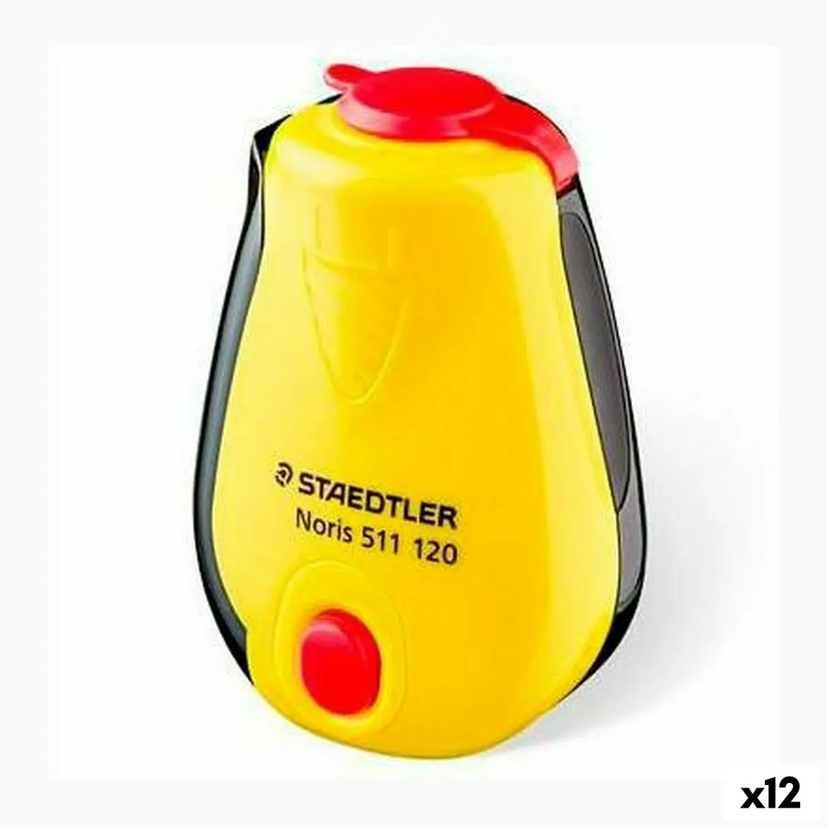 Temperamatite Staedtler Giallo Nero Plastica (12 Unità)