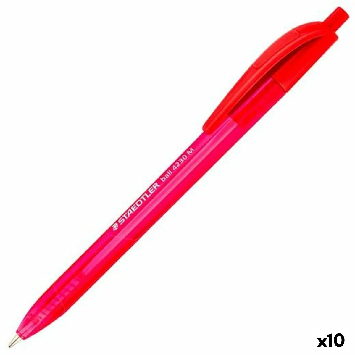 Penna Staedtler 4230 Rosso 1 mm 10 Unità