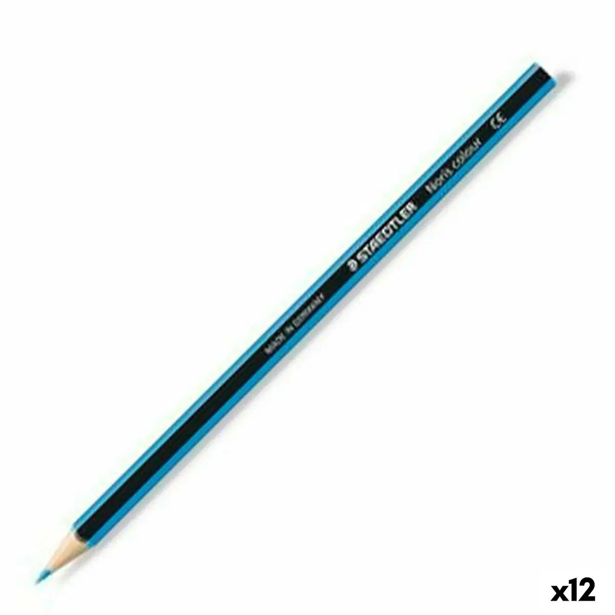 Matite colorate Staedtler Wopex Azzurro (12 Unità)