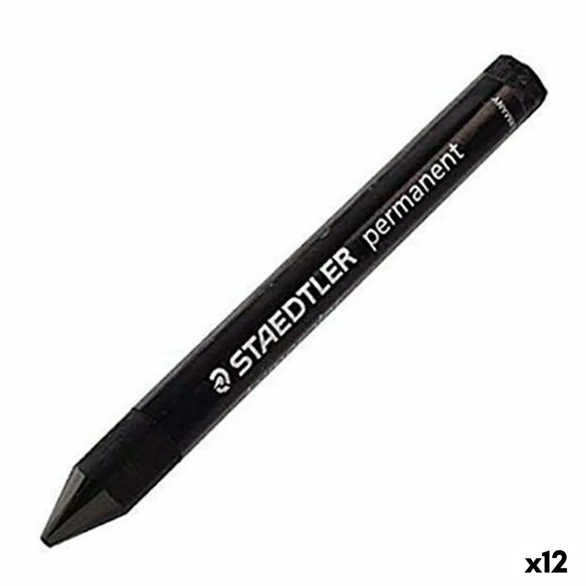 Pastello a cera Staedtler Lumocolor 236-9 Nero Cera (12 Unità)