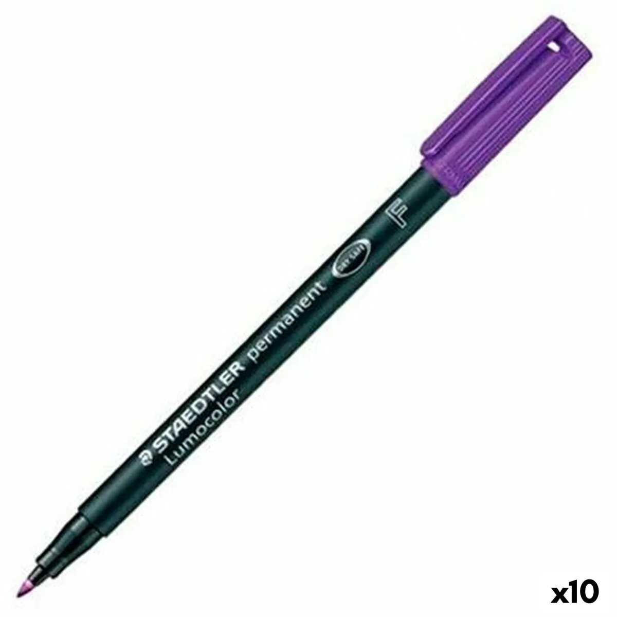 Marcatore permanente Staedtler Lumocolor Permanent 318 F Violetta (10 Unità)