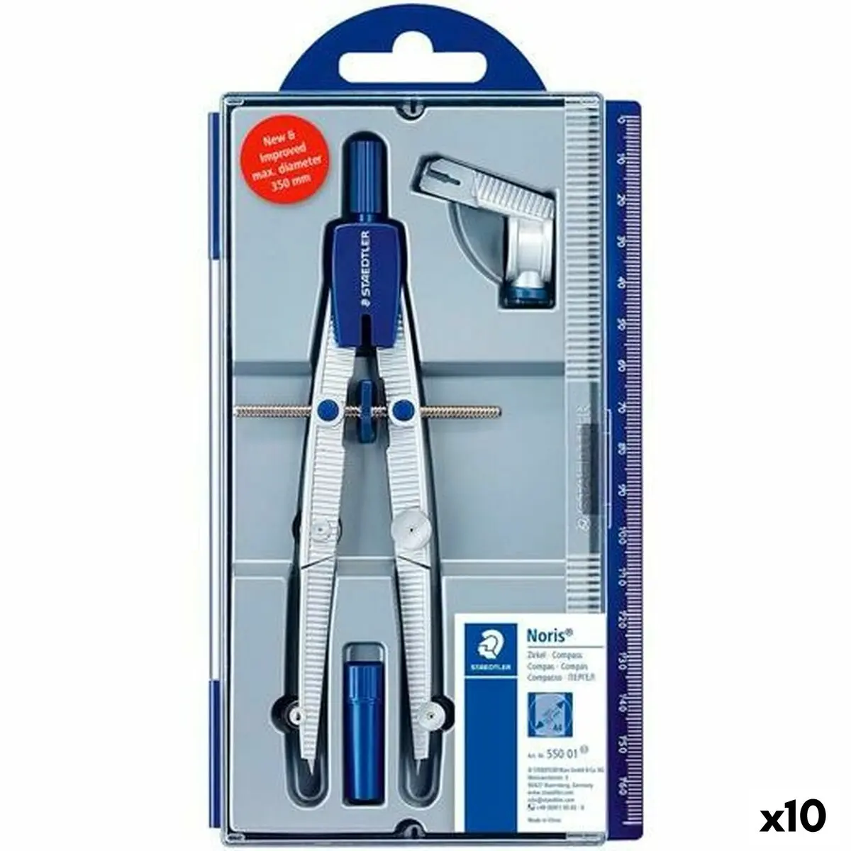 Compasso Staedtler Noris 550 (10 Unità)