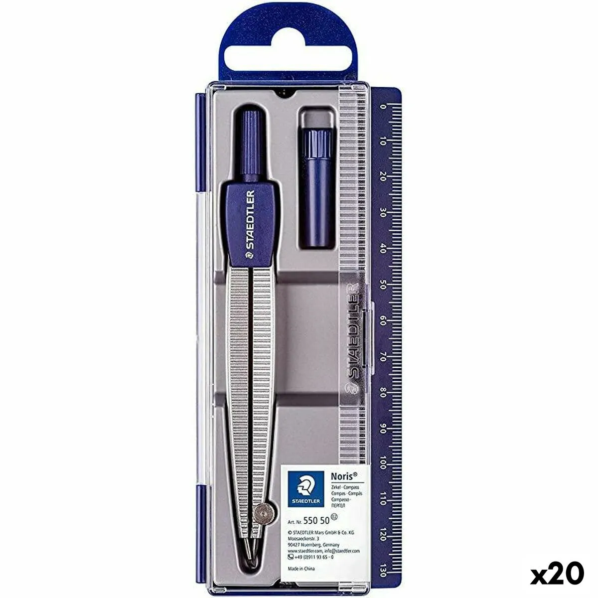 Compasso Staedtler Noris 550 (20 Unità)