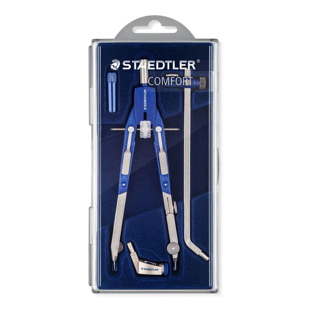 Compasso Staedtler Mars comfort 552 Azzurro Argentato