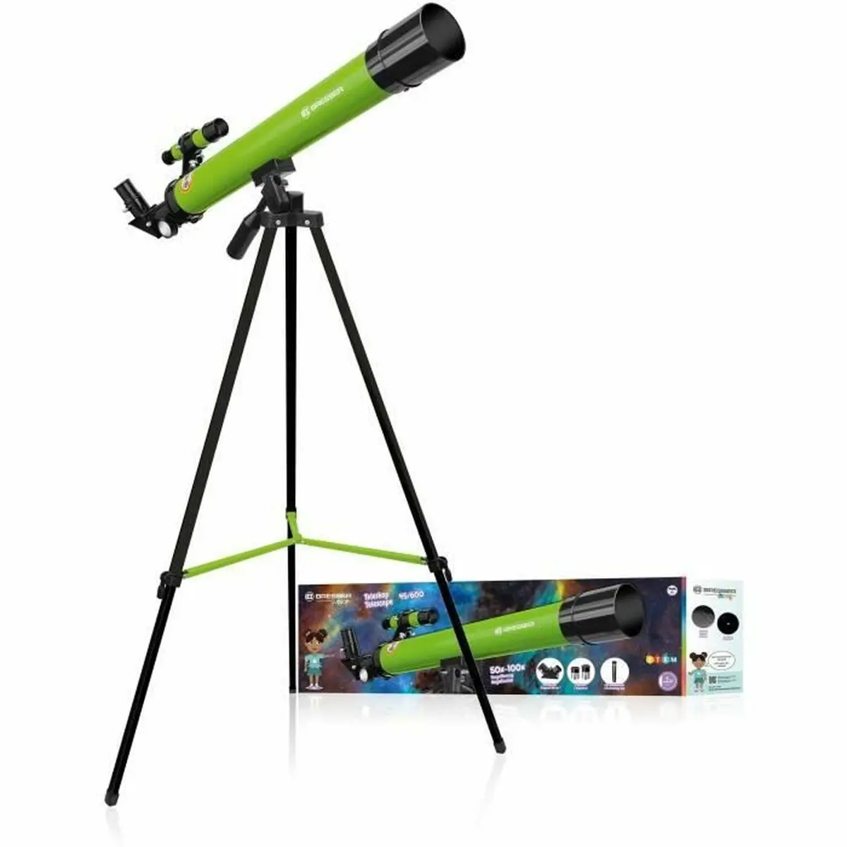 Telescopio per Bambini Bresser Lunette astronomique 45/600 AZ