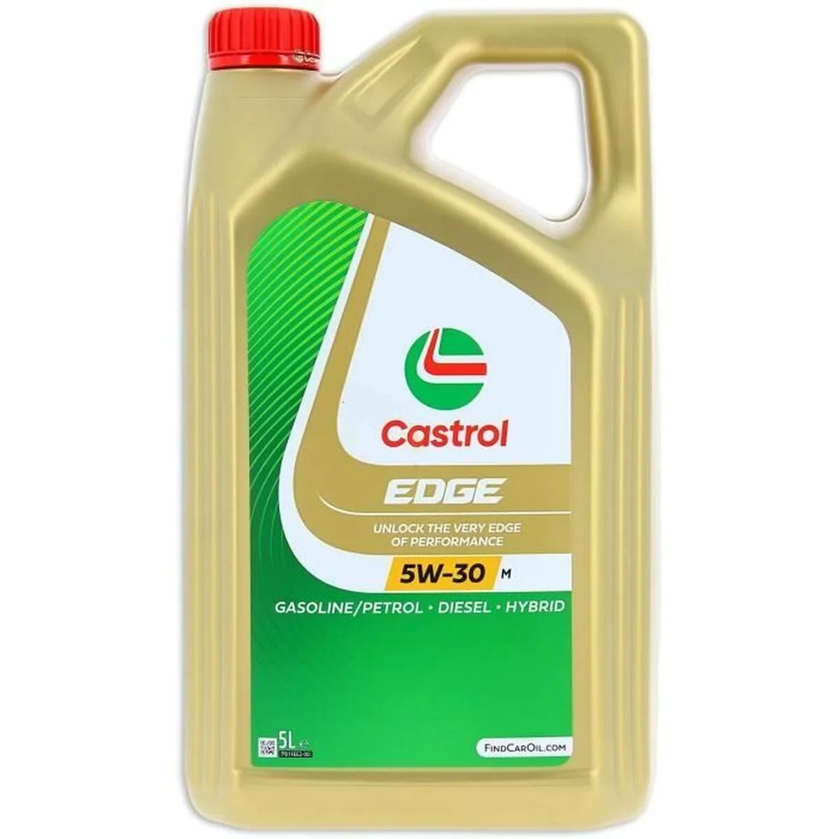 Olio di motore Castrol Edge Benzina Diesel Ibrido 5W30 5 L