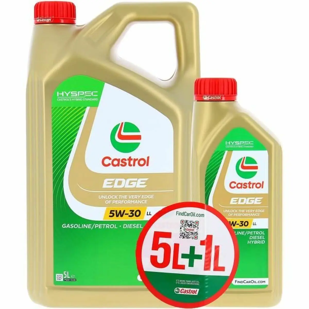 Olio per Motore Auto Castrol Edge 5W 30 6 L