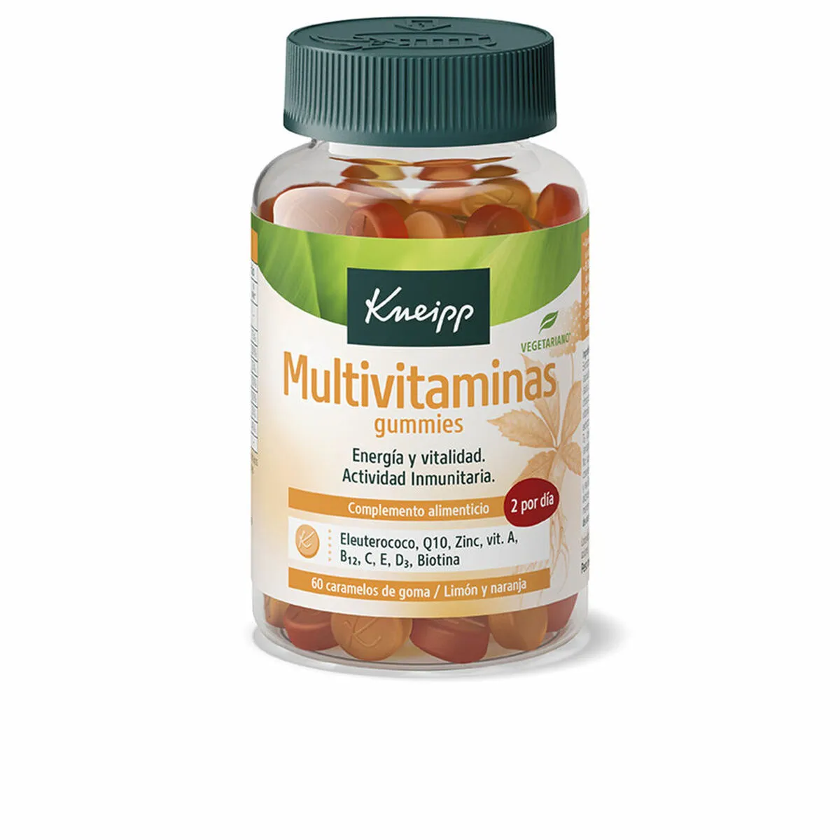 Integratore Alimentare Kneipp Caramelle gommose Multivitamine Limone Arancio 60 Unità