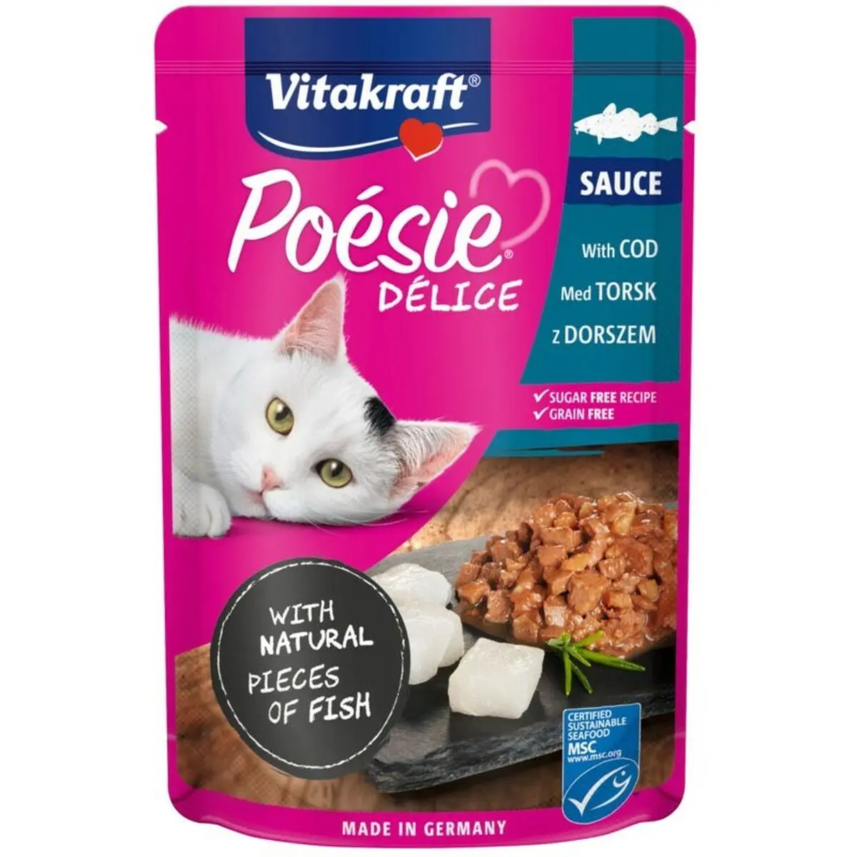 Cibo per gatti Vitakraft Poesie Delice Pesce 85 g