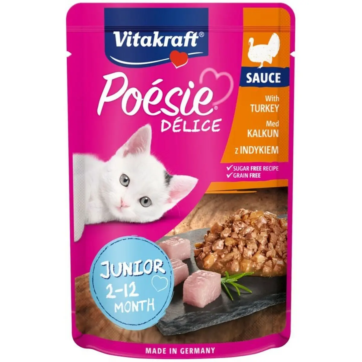 Cibo per gatti Vitakraft POESIE DELICE JUNIOR 85 g