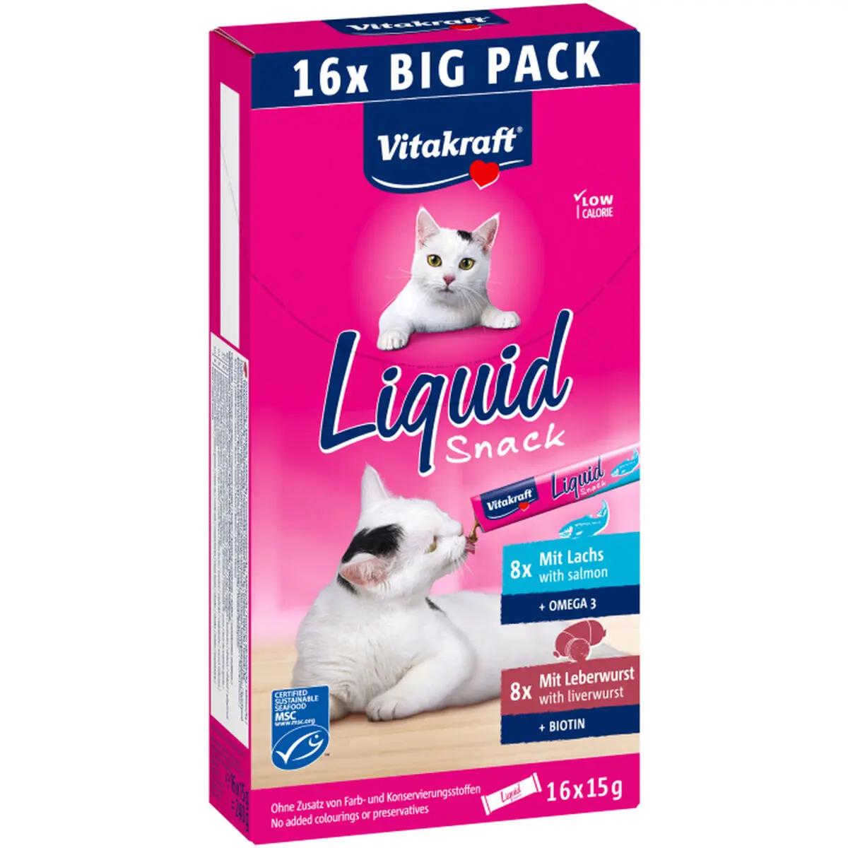 Spuntino per Cat Vitakraft Liquid Pollo