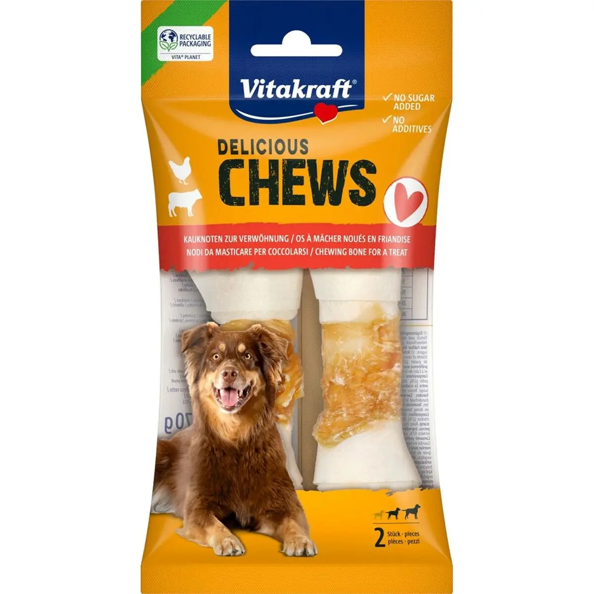 Snack per Cani Vitakraft Chews Deli Pollo 70 g