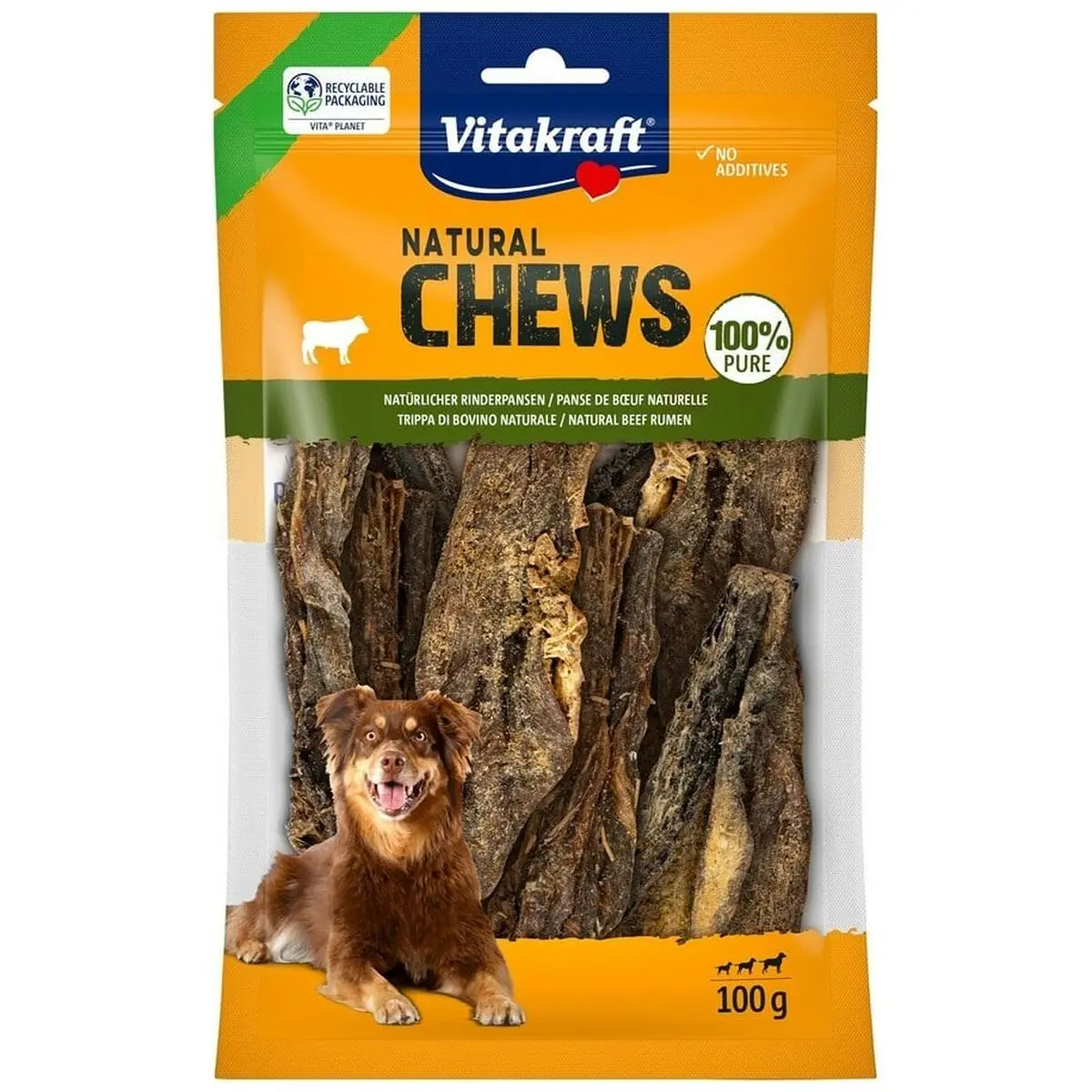 Snack per Cani Vitakraft Carne di manzo e vitello 100 g