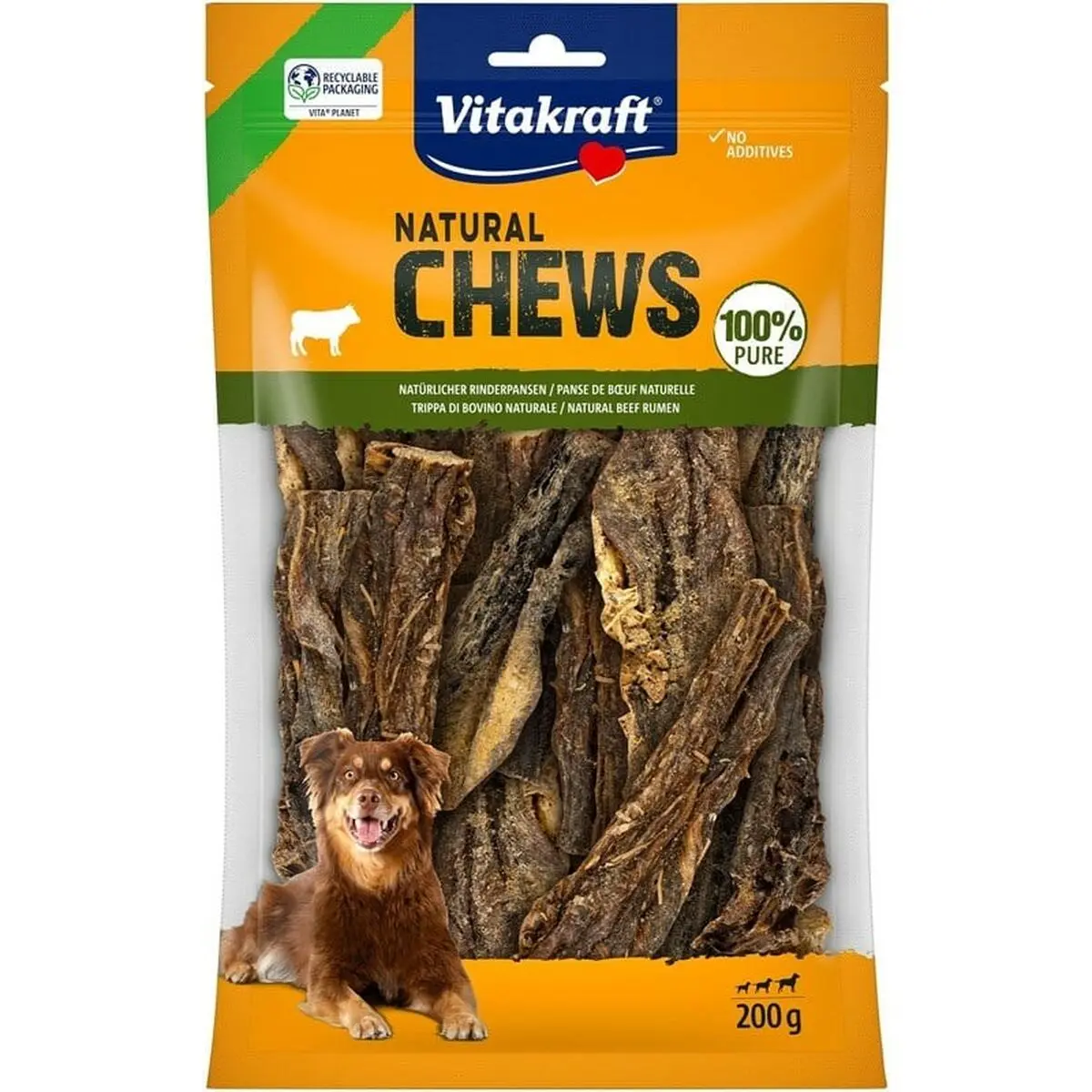 Snack per Cani Vitakraft Carne di manzo e vitello 200 g