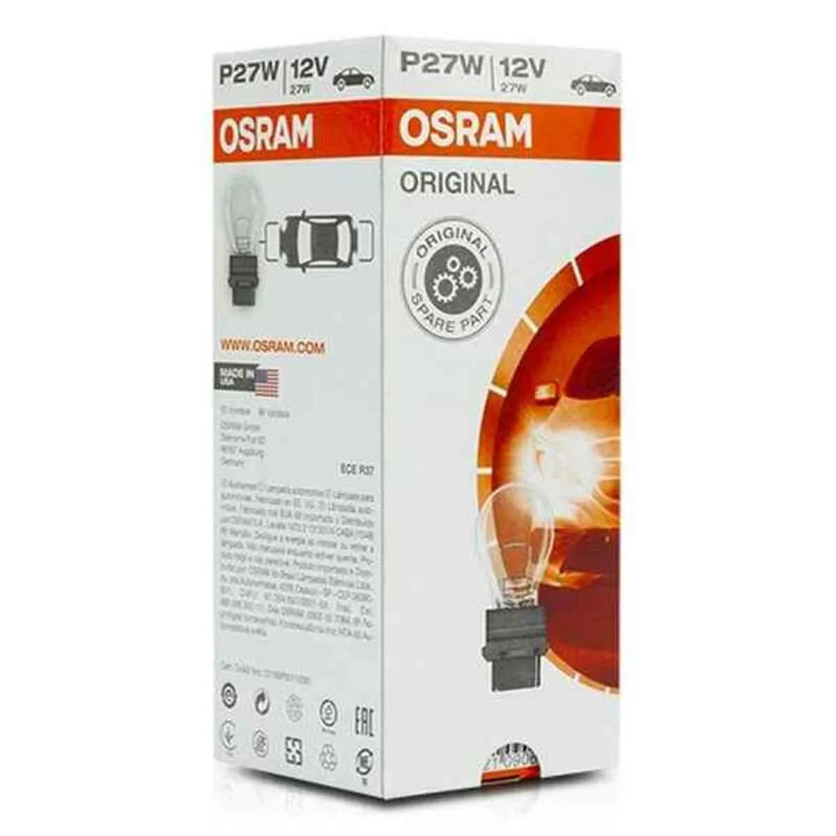 Lampadina per Auto OS3156 Osram OS3156 P27W 27W 12V (10 pcs)