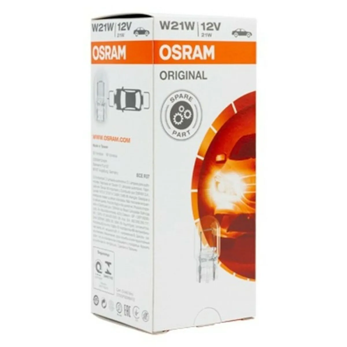 Lampadina Alogena Osram W21W Lampeggiatori (10 pcs)